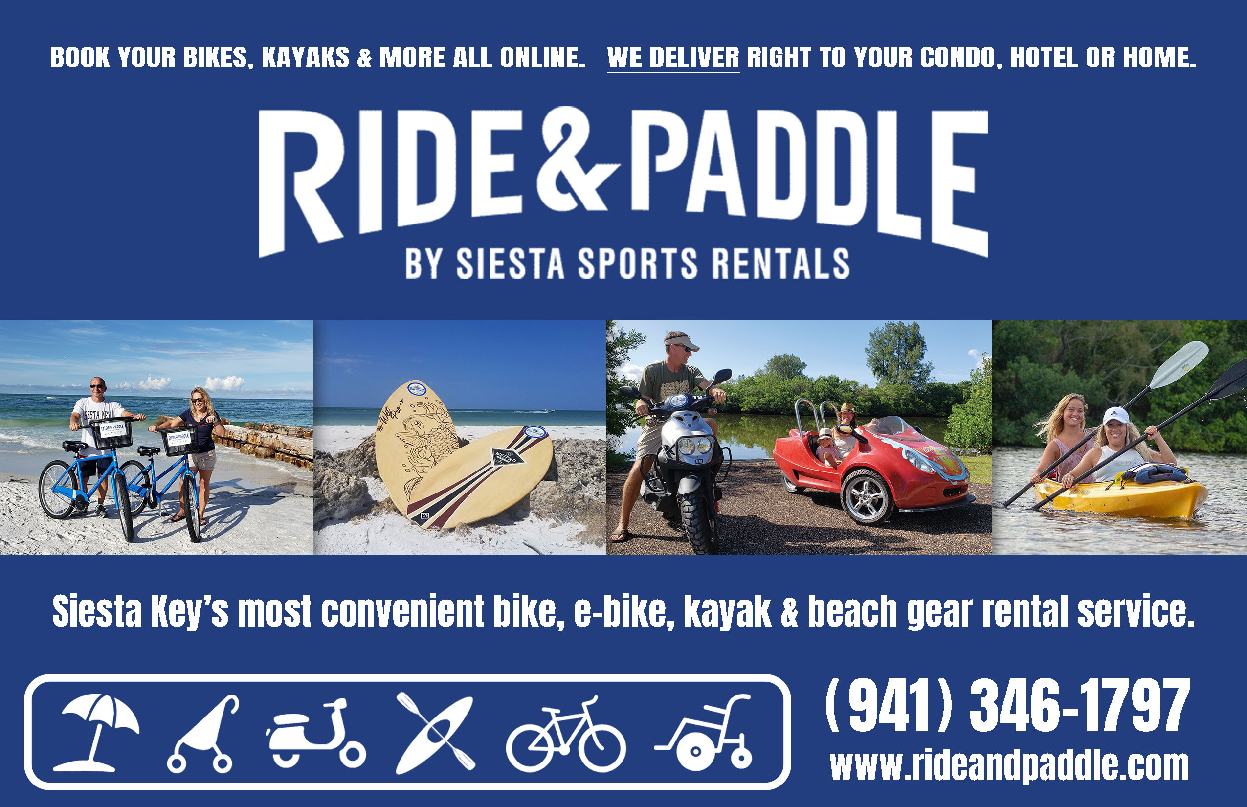 Ride & Paddle by Siesta Sports Rentals