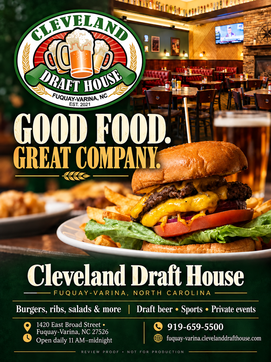 Cleveland Draft House of Fuquay
