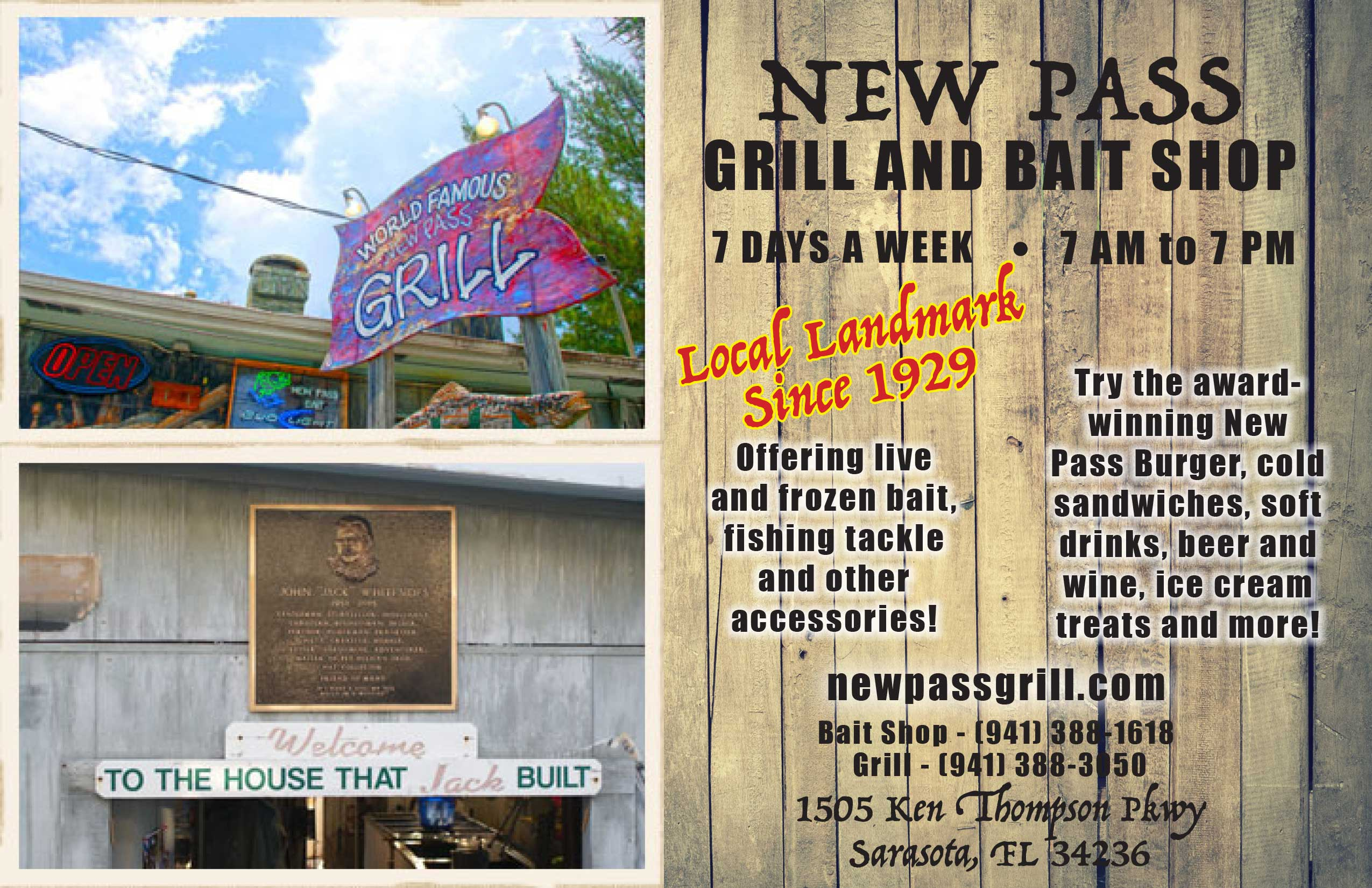 New Pass Grill & Bait Shop