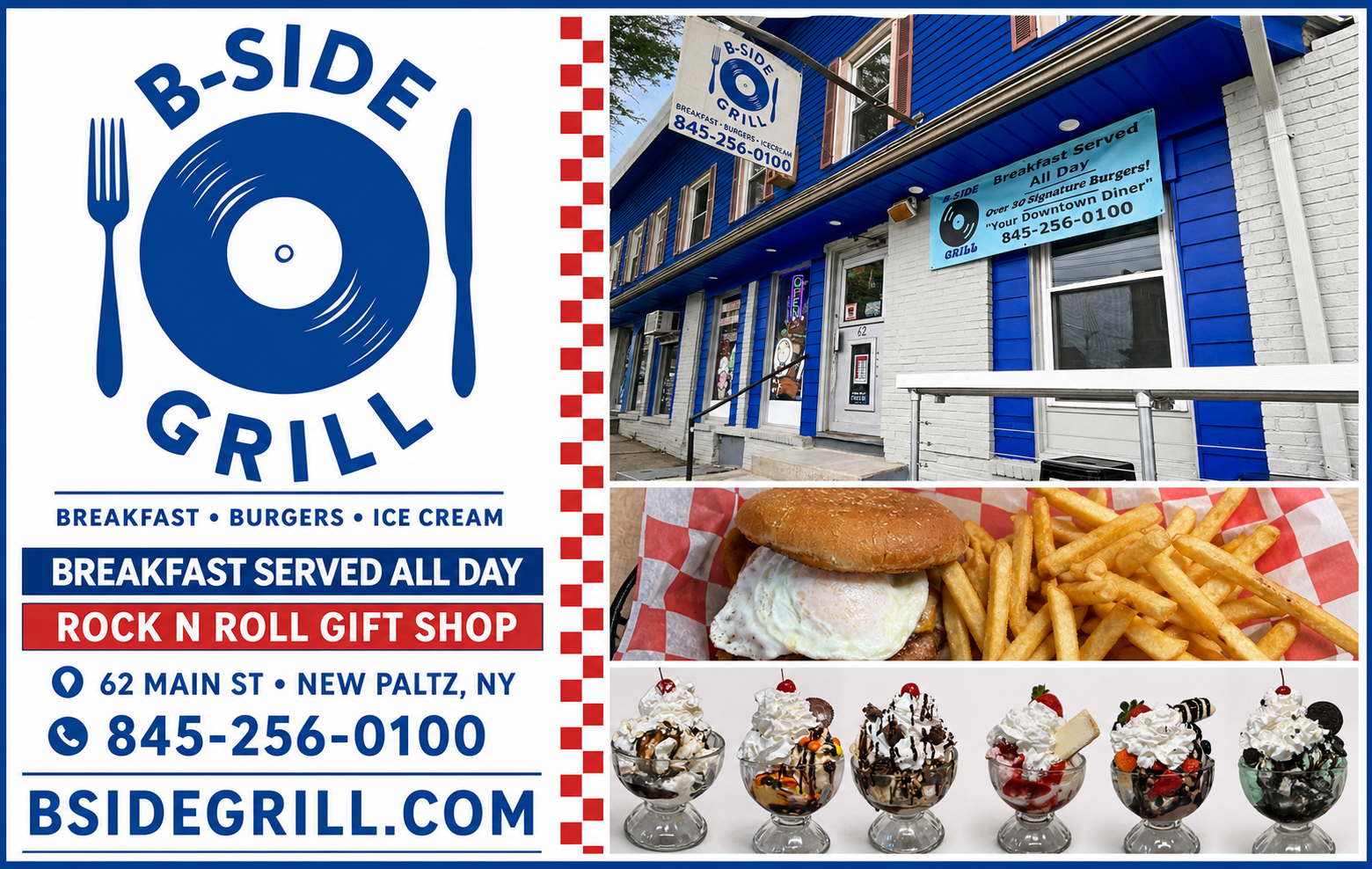 B-Side Grill advertisement